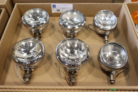 (4) Harley Davidson Head Light Mounts