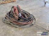 LOT OF AIR HOSE AND HOSE REEL