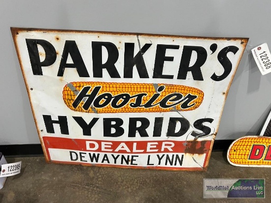 PARKERS HOOSIER HYBRIDS DEALER SIGN