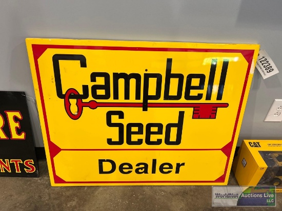 CAMPBELL SEED DEALER SIGN