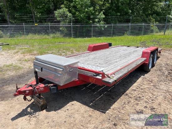 DOWN2EARTH 20'x8' TANDEM AXLE CAR HAULER TRAILER VIN-N/A **NO TITLE, INVOICE ONLY**