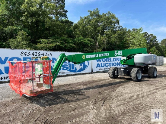 2017 GENIE S85 TELESCOPIC BOOM LIFT, SN: S85H-14472