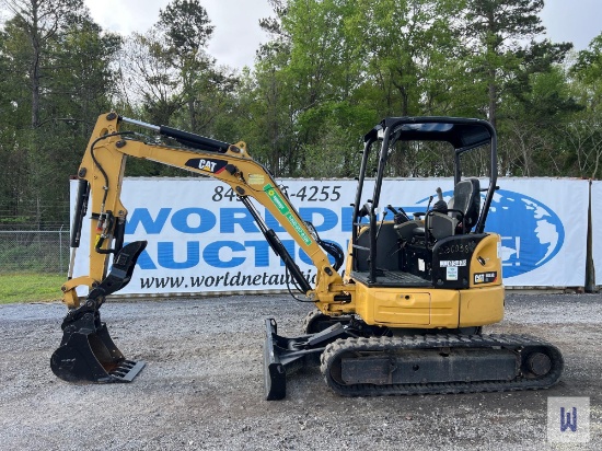 2018 CATERPILLAR 303.5E2CR MINI-EXCAVATOR, SN-CAT3035EKJWY03408