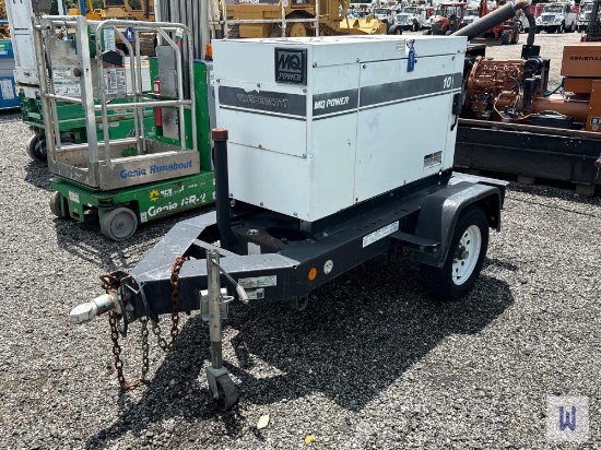 2016 MULTIQUIP WISPERWATT 10Kw TOWABLE GENERATOR, SN: 8710424