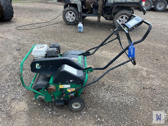 2020 18'' RYAN LAWNAIRE WALK-BEHIND AERATOR, SN-554910A
