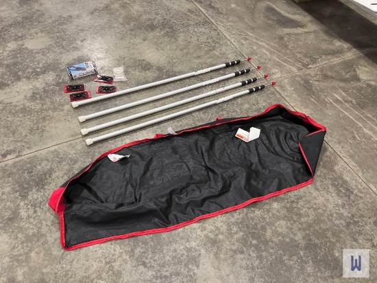 ZIPWALL 12 (4 PACK) SPRING LOADED DUST BARRIER POLES