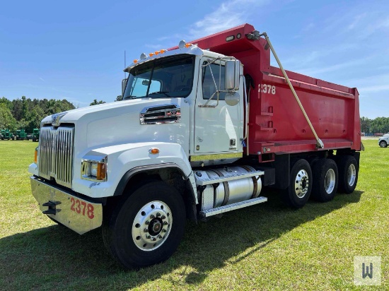 2018 WESTERN STAR 4700SF TRI-AXLE DUMP TRUCK, VIN # 5KKMAVDV8JPJN8031