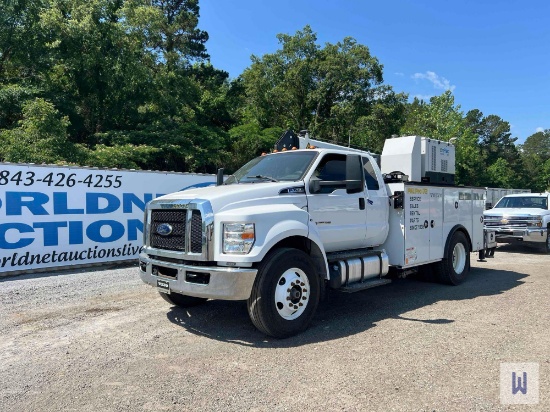 2019 FORD F-750 SUPER DUTY SERVICE TRUCK, VIN # 1FDWX7DE2KDF00561