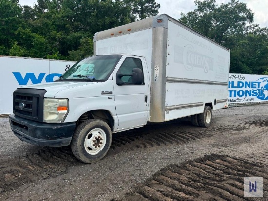 2010 FORD E-350 SUPER DUTY BOX TRUCK, VIN # 1FDWE3FL2ADA35563
