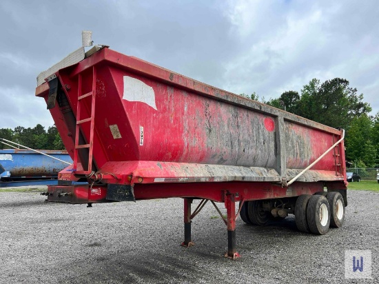 2006 TRAILSTAR 28'x 8' STEEL DUMP TRAILER, VIN # 1T9DS28B361066083