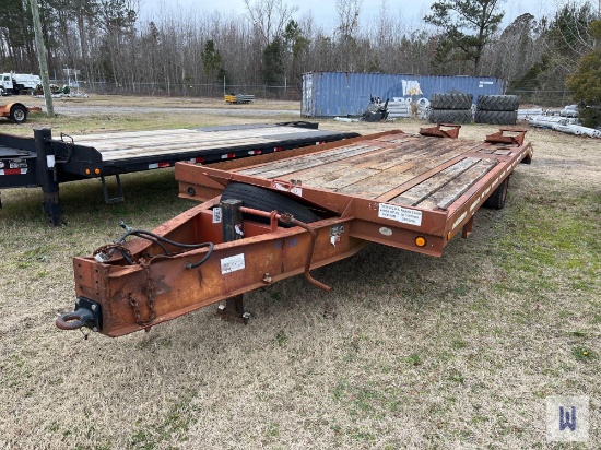 1995 CUSTOM TRAILER 24'x8' TAG-ALONG TRAILER, VIN-1YB261866S1B1T559
