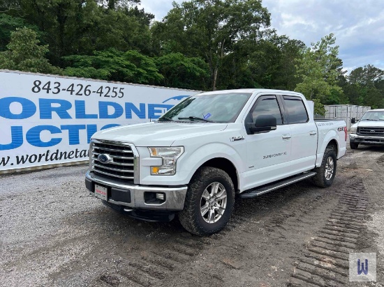2016 FORD F-150XLT PICKUP TRUCK, VIN # 1FTEW1EP4GFC36853