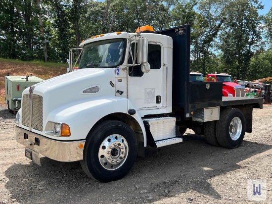 2006 KENWORTH T300 FLATBED TRUCK, VIN #2NKMHD6X96M130391