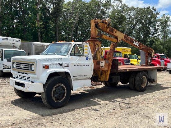 1981 CHEVROLET C70 BOOM TRUCK, VIN #1GBL7D1G9BV143261