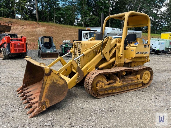 JOHN DEERE 455E CRAWLER LOADER, SN: T0455EX716956