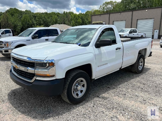 2018 CHEVROLET SILVERADO 1500 PICKUP TRUCK, VIN #1GCNCNEHXJZ276000