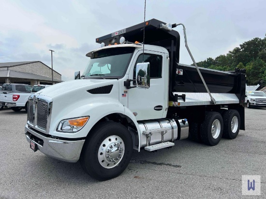 2024 KENWORTH T480 TANDEM AXLE DUMP TRUCK, VIN-2NK5LJ0X2RM355010