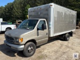 2002 FORD ECONOLINE BOX TRUCK, VIN # 1FDWE35L02HB17559