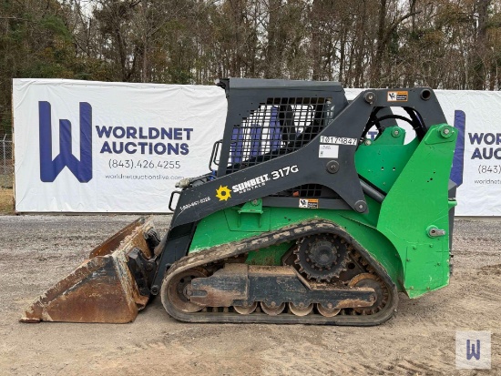 2019 JOHN DEERE 317G SKID STEER LOADER, SN-1T0317GJEJJ343087