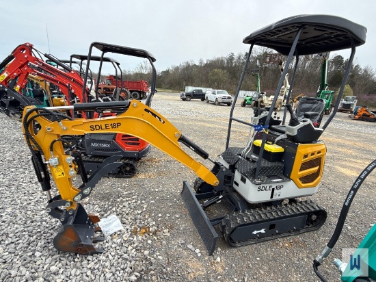 2025 Sdlanch Sdle18p Mini Excavator, Sn-2507008791