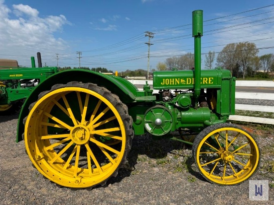 John Deere Model D Antique Farm Tractor, Sn:107734