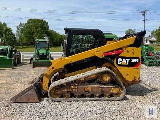 2014 Caterpillar 299dxhp Skid Steer Loader, Sn-Cat0299dcjst00537