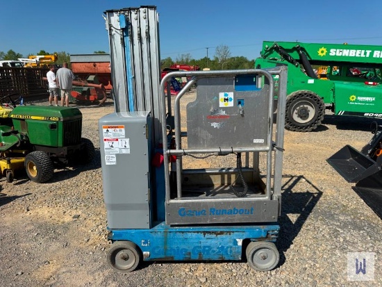 2015 Genie Gr-20 Vertical Mast Lift, Sn:Gr15-39955