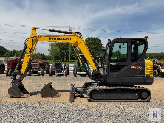 2024 New Holland E57c Mini Excavator, Sn-Hhkhmc13le0000723