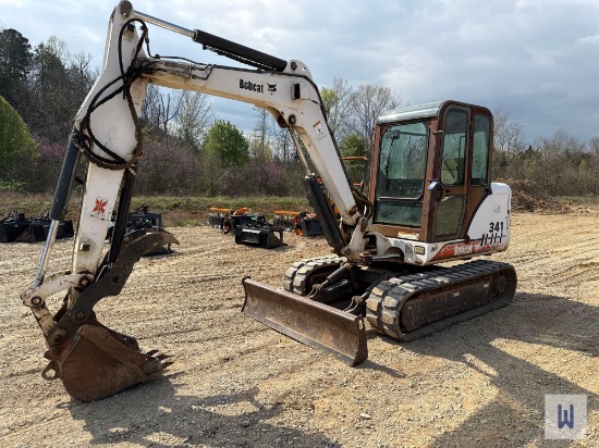 2002 Bobcat 341 Mini Excavator, Sn-233212109