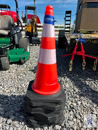Lot Of (10) Traffic Control Cones