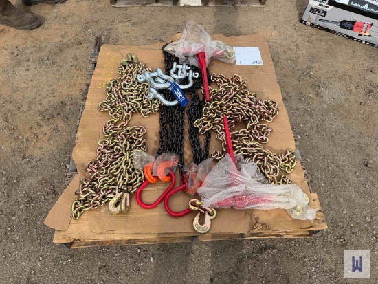 Lot Of Various Unused Chains & Binders
