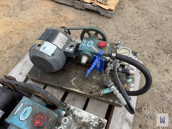 Cat Pumps 310 Pump W/ 3hp Electric Motor For Industrial Car Wash