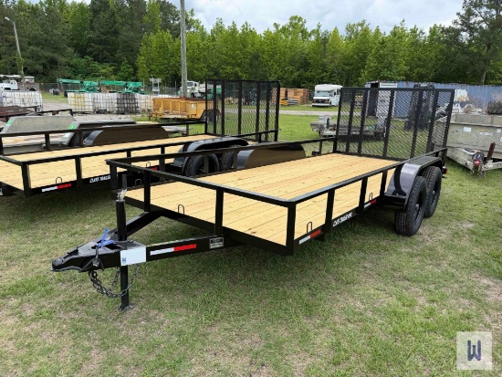 2026 CLAY'S 16x76 TANDEM AXLE TRAILER, VIN-55JBL1621TT000502