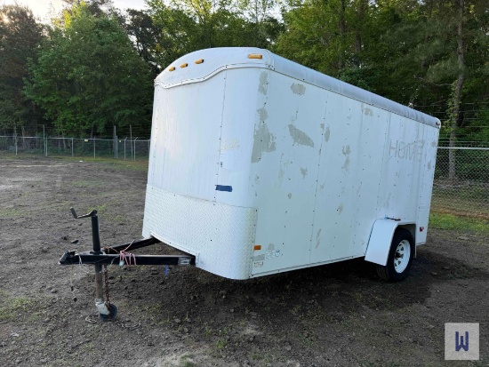 2007 HAULMARK 12x6 SINGLE AXLE ENCLOSED TRAILER, VIN-16HCB12107G089516