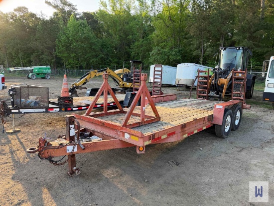TANDEM AXLE 20x7 EQUIPMENT TRAILER, VIN-UNKNOWN