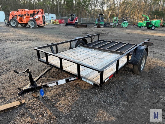 2020 DOWN TO EARTH 10x77 UTILITY TRAILER, VIN # 1XNUU1012M3080319