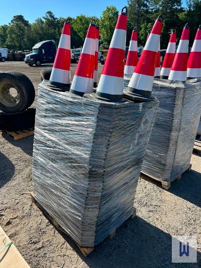 Lot Of (250) Iranch Safety Traffic Cones