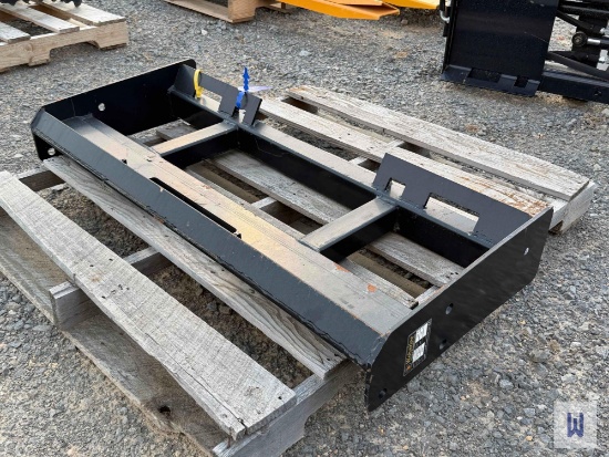 2025 Wolverine Pff2-13-45w Skid Steer Pallet Fork Frame, Sn:Zw-00852