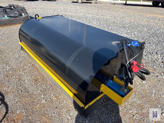 2025 Future Ft-Bs72b Skid Steer Hydraulic Box Broom Sweeper, Sn:Ftb-Fbqs250381