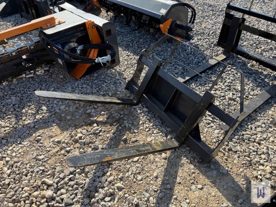 2026 Landhonor Mpf-14-2000g Mini Skid Steer Pallet Forks, Sn:Hl-00169