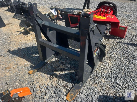 Unused Landhonor Lg-13-33d Hydraulic Skid Steer Log Grapple