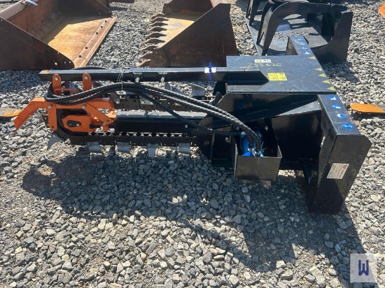 2026 Mower King Ecssct72 Hydraulic Skid Steer Trencher, Sn-Ecssct722602010c