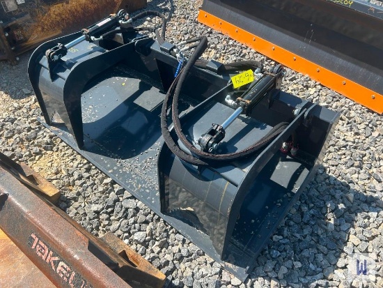 2025 Wolverine Gb-11-72w Hydraulic Skid Steer Grapple Bucket, Sn:Zw-03263