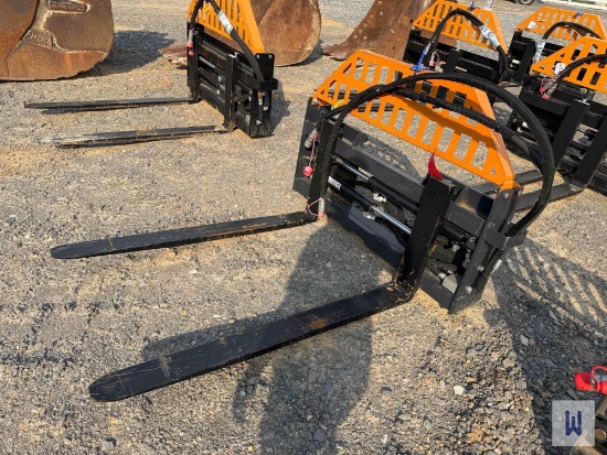 2025 Landhonor Hpf-11-3000g Hydraulic Side Shift Skid Steer Pallet Forks, Sn-Hl00658