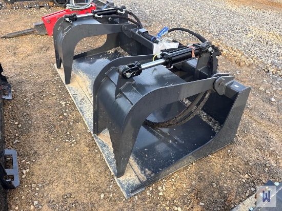 2025 Wolverine Gb-11-72w Hydraulic Skid Steer Grapple Bucket, Sn:Zw-01904