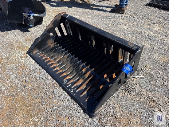 2025 Iranch Irlrb 39 Mini Skid Steer Skeleton Rock Bucket