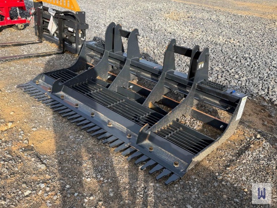 2025 Wolverine Ll-12-78w Skid Steer Land Leveler, Sn:Zw-01249