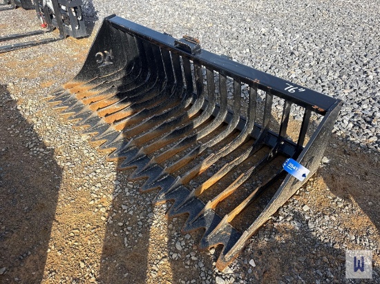 Kc 76 Skid Steer Skeleton Rock Bucket
