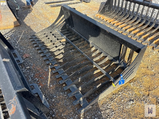 Skid Steer 68 Skeleton Rock Bucket