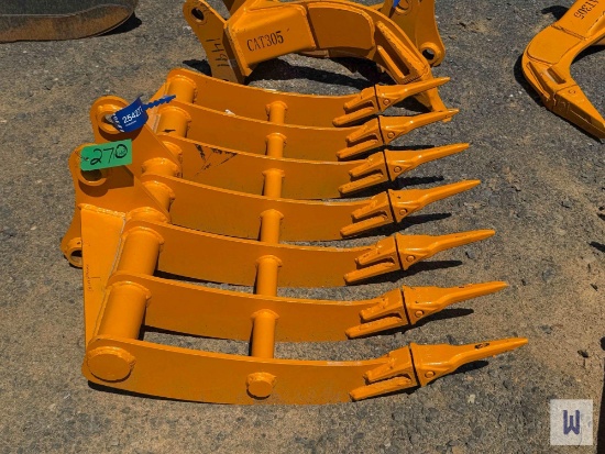 Mini Excavator 43 Root Rake Attachment
